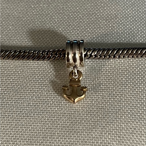 PANDORA “GOLD ANCHOR” CHARM - Picture 4 of 5